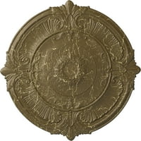1 2 OD 1 2 P таванот медалјон, рачно насликана мисисипи од калта од Мисисипи
