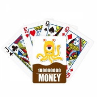 Универзум И Туѓо Жолто Чудовиште Покер Играње Карти Смешни Рака Игра