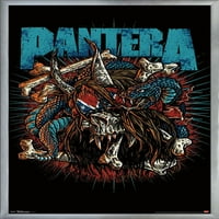 Пантера-Рокер Черепот Ѕид Постер, 22.375 34