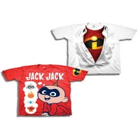 Неверојатни лого и Jackек Jackек Краток ракав маица