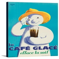 Ле Кафе Глејс Гроздобер Постер Франција в