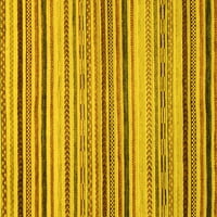 Ахгли Компанија Машина За Перење Затворен Правоаголник Ориентални Жолти Модерни Килими, 2 '3'