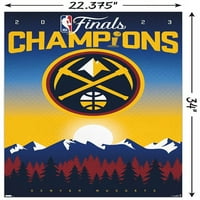 Денвер Нагетс - Постери за лого на тимот на финалето во НБА, 22.375 34