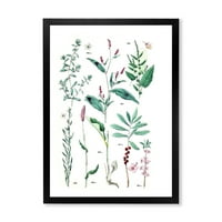 ДИЗАЈНАРТ „Антички растенија“ Традиционално врамено уметничко печатење