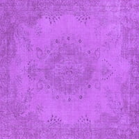 Агли Компанија Внатрешен Правоаголник Ориентални Виолетови Индустриски Килими, 2'4'