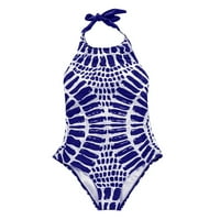 Ројалов Мода Женски Секси Темперамент Печатени Бран Облека за Плажа бикини костими за капење жени