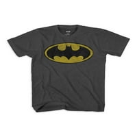 Ворнер браќа Бетмен Крејонски шеф Момци за кратки ракави, графичка маица, 2-пакет, големини 4-18
