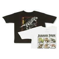 Графички маици на Jurassic Park Boys Pack, големини 4-18
