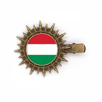 национално знаме на унгарија земја на еу фиба сонце глава ретро метал клипови игла
