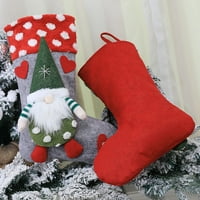 Јиртри Мини Божиќни 3д Чорапи Торби За Подароци И Третирање За Декорација На Новогодишна Елка Божиќен Чорап Чорап Торба За Подароци